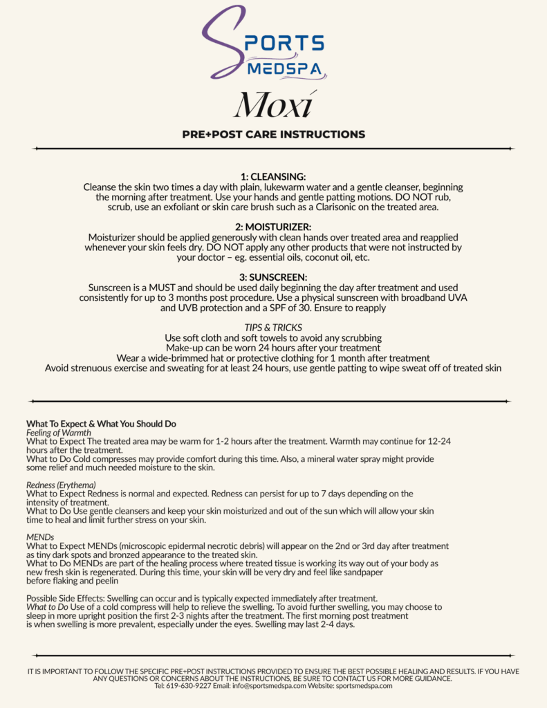 Moxi Treatment in San Diego